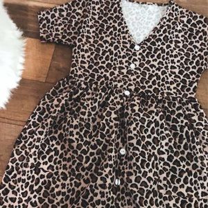 Cheetah Print Dress